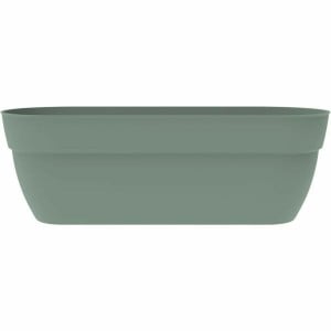 Pot EDA Vert Ø 30 cm Plastique Ovale Moderne