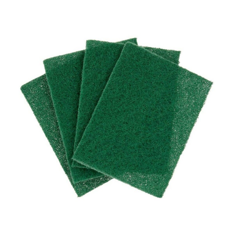 Scheuerschwämme-Set grün Abrasive Faser 11,3 X 15,7 X 0,5 cm (22 Stück)