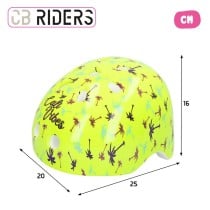 Casque de Cyclisme pour Enfants Colorbaby Neon Cali Vibes Jaune (4 Unités)