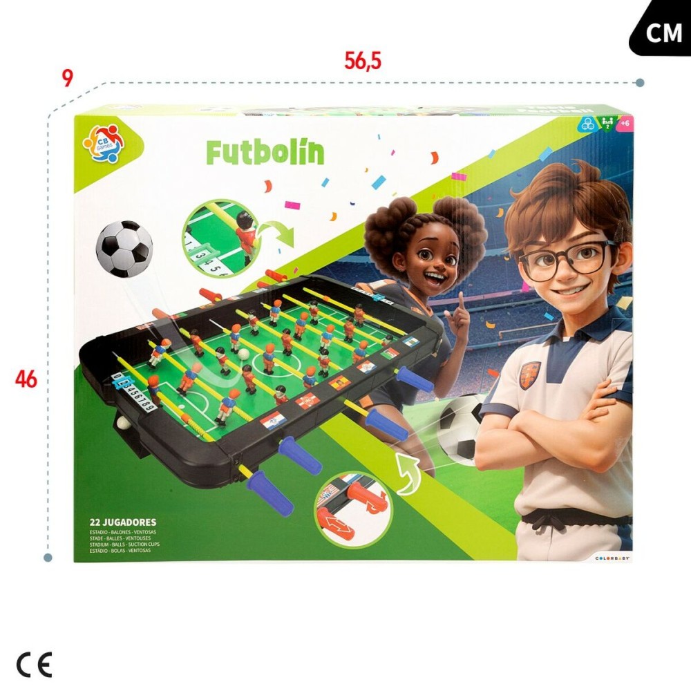 Tischfußball Colorbaby 45 x 8 x 55 cm (2 Stück)