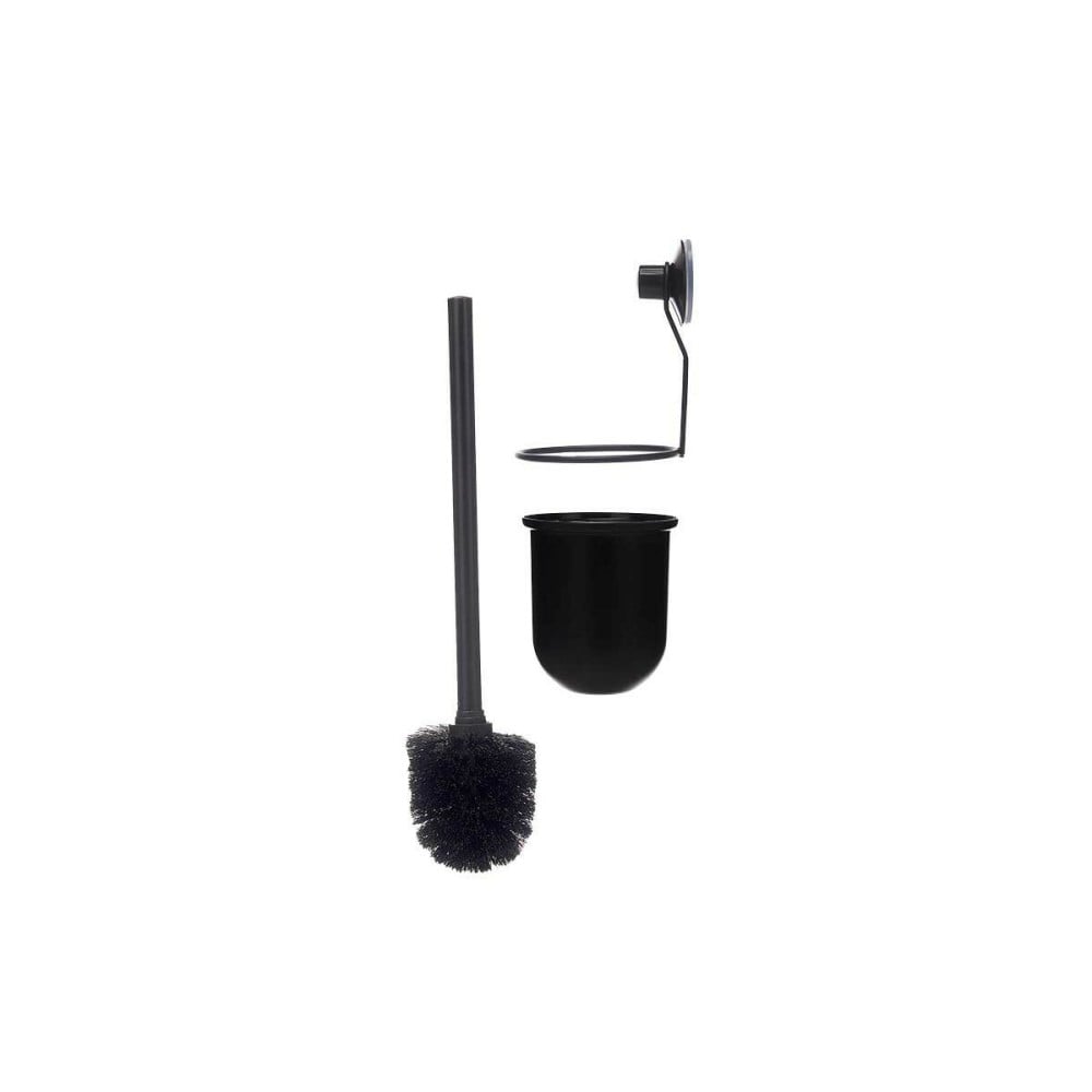 Brosse de salle de wc Berilo CN-W3100-15 Noir Acier ABS 10 x 36 x 10 cm (12 Unités)