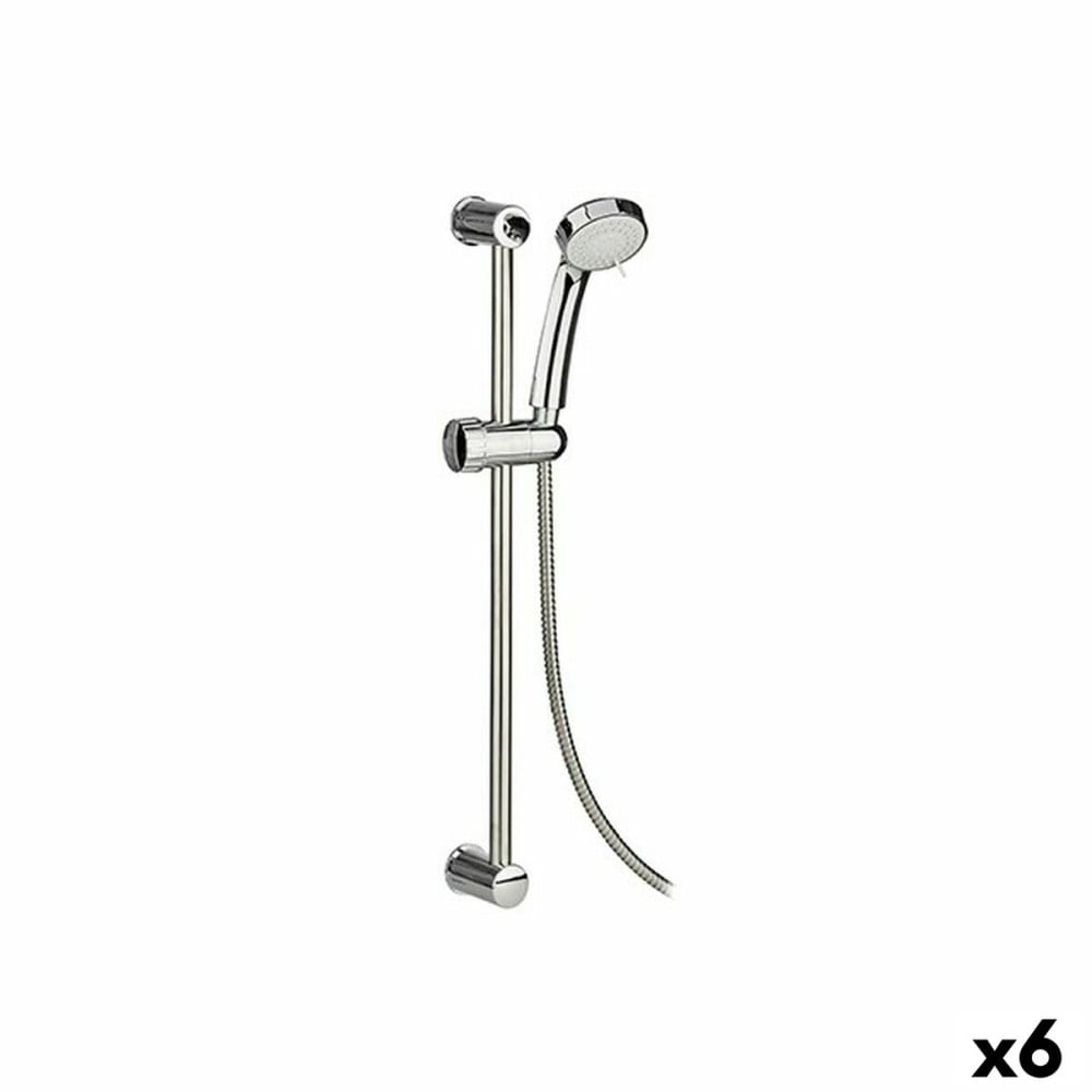 Colonne de douche Berilo 9921317BC Argenté Acier Plastique 18 x 8 x 72,5 cm 3 Pièces (6 Unités)