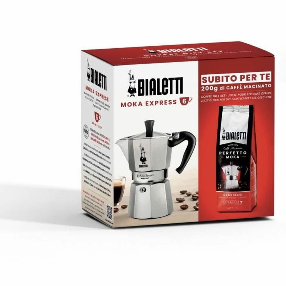 Italienische Kaffeemaschine Bialetti Moka Classico Grau