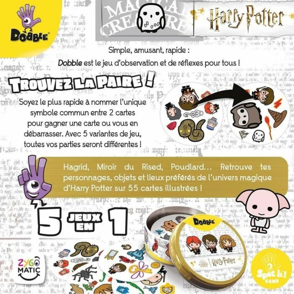 Educational Game Asmodee Dobble Harry Potter