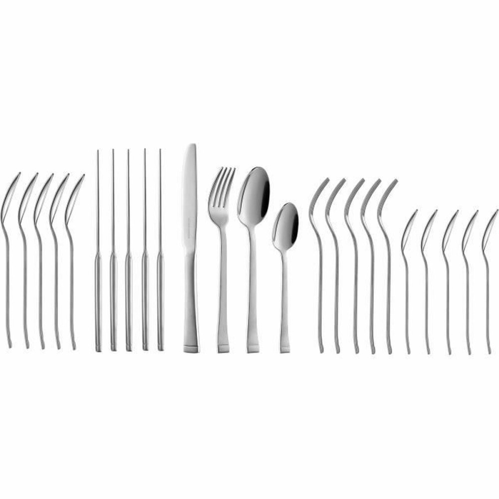 Cutlery Arthur Martin AM3902 Grey Stainless steel 24 Pieces