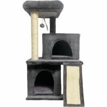 Scratching Post for Cats FLOPI Dark Grey Plush Wood (1 Unit)