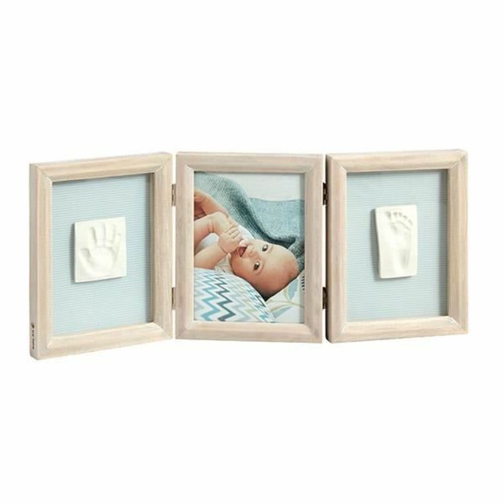 Photo frame BABY ART Birth Gift Brown Wood