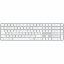 Clavier Apple MXK73F/A Anglais Blanc AZERTY