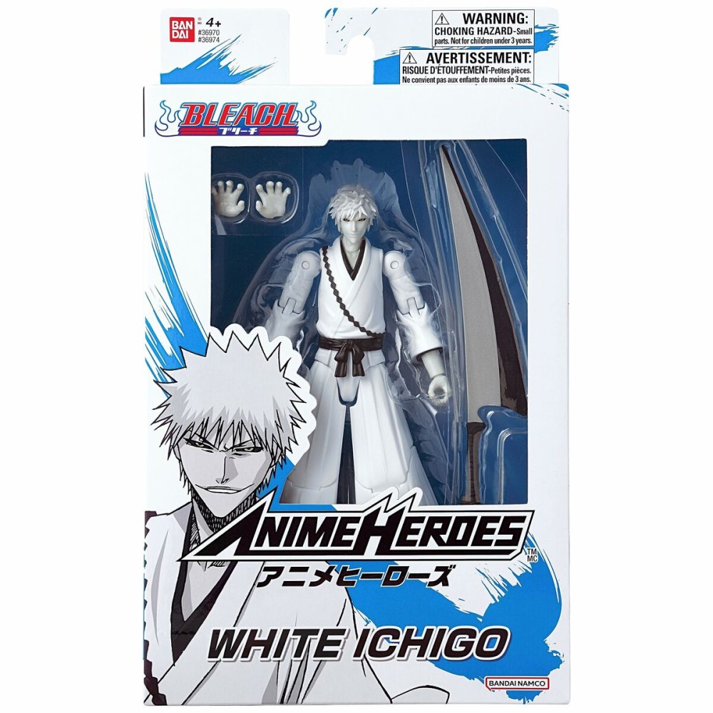 Figur mit Gelenken Bandai Anime Heroes: Bleach - White Kurosaki Ichigo 17 cm