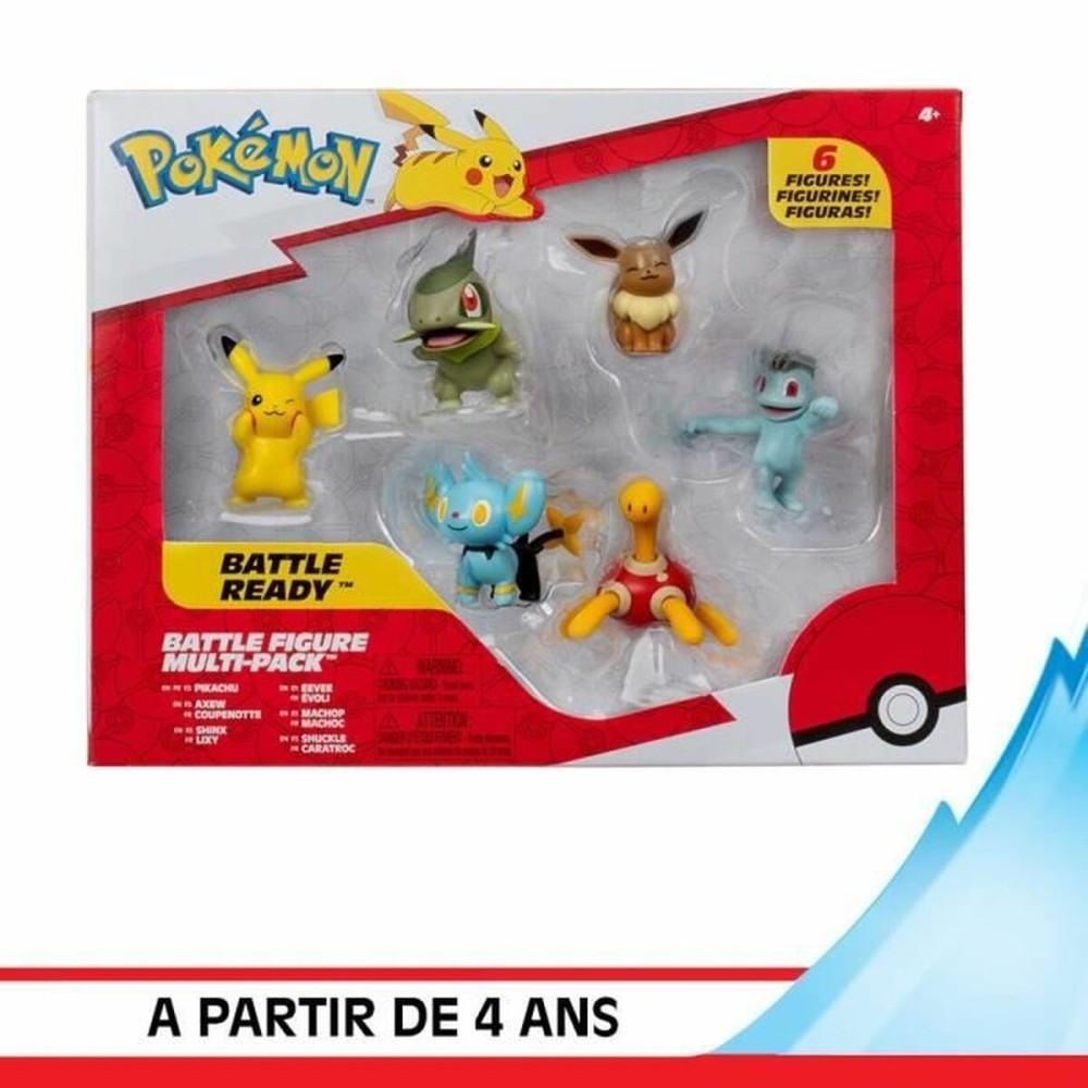 Ensemble de Figurines Pokémon JW3614 5 cm 6 Pièces