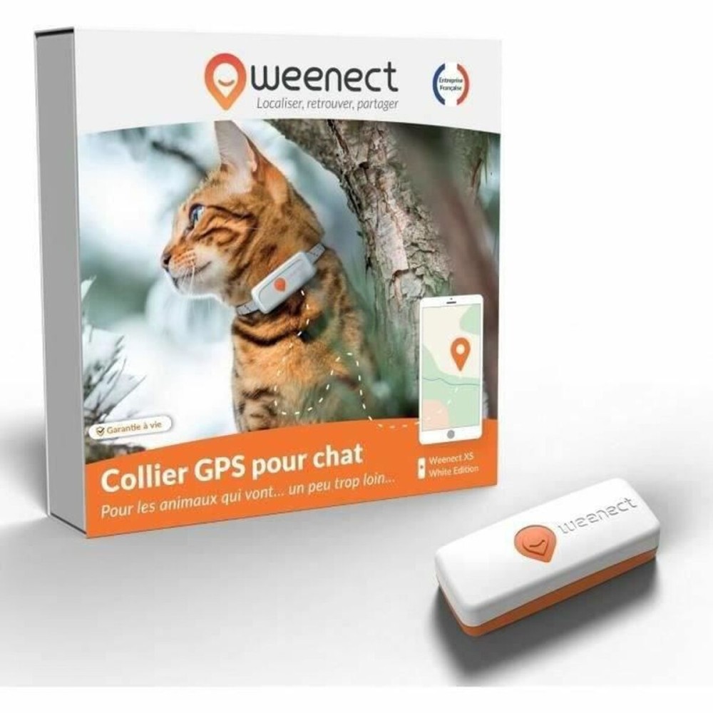 Anti-Diebstahl-Suchgerät Weenect Weenect XS GPS Katze Weiß