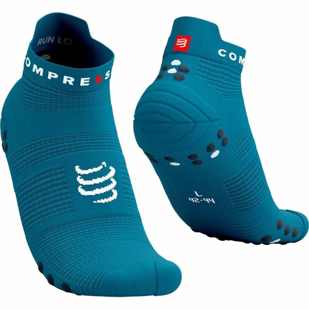 Sport-Knöchelsocken  v4.0  Compressport Pro Racing Blau