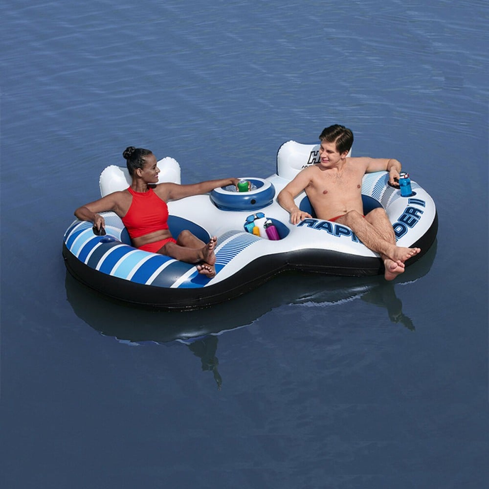 Bestway Double Gonflable Roue avec Poignées Rapid Rider 251x132 cm Plage et Piscine 43113