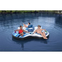 Bestway Double Gonflable Roue avec Poignées Rapid Rider 251x132 cm Plage et Piscine 43113