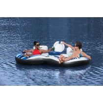 Bestway Doppel-Aufblasrad mit Griffen Rapid Rider 251x132 cm Strand und Pool 43113