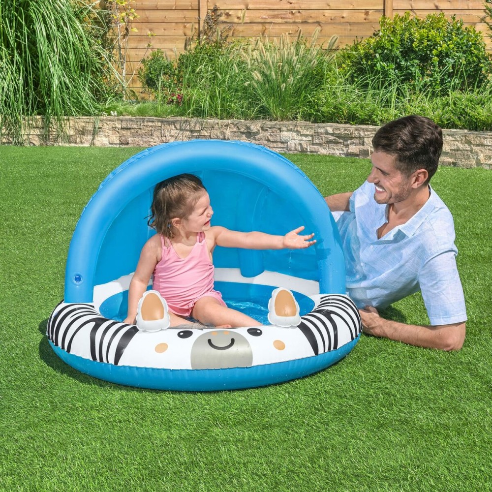 Bestway Piscine Gonflable Enfant Anneau Safari 97x66 cm +2 Ans Jardin 52559