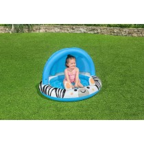 Bestway Piscine Gonflable Enfant Anneau Safari 97x66 cm +2 Ans Jardin 52559