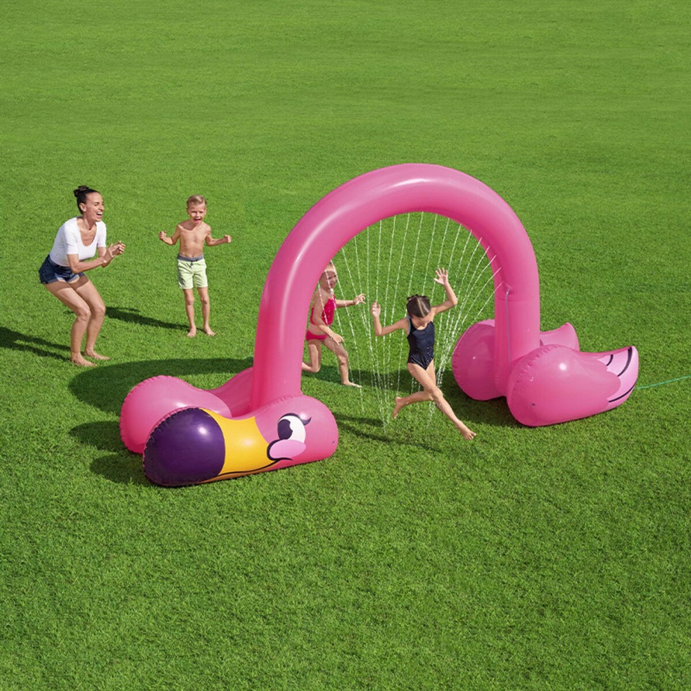 Bestway Jumbo Flamingo Sprinkler 340x110x193 cm +2 Jahre Garten 52382