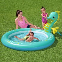 Bestway Piscine Gonflable Enfant Jet Cheval 188x160x86 cm +2 Ans Jardin 53114