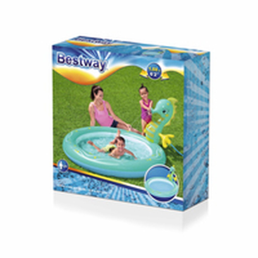 Bestway Piscine Gonflable Enfant Jet Cheval 188x160x86 cm +2 Ans Jardin 53114