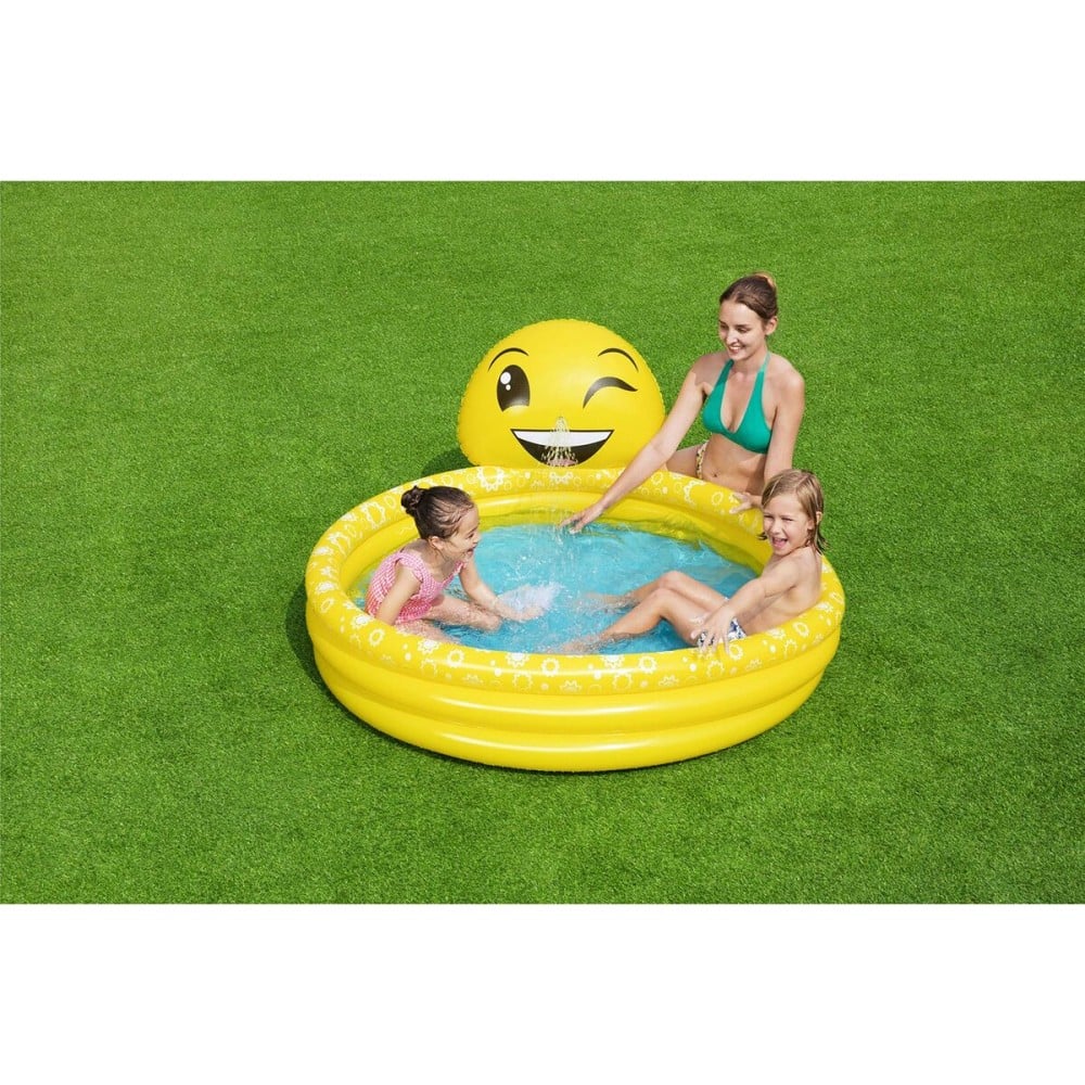 Bestway Aufblasbares Kinderbecken Lächelnder Wasserstrahl 165x144x69 cm +2 Jahre Garten 53081