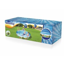 Bestway Piscine Rigide Enfant PVC Dinosaures 244x46 cm +3 Ans Jardin 55001