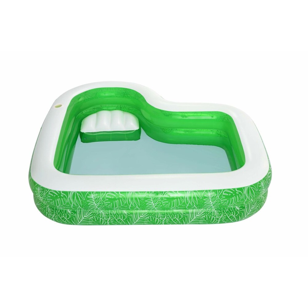 Inflatable Paddling Pool for Children Bestway Green Multicolour 231 x 231 x 51 cm