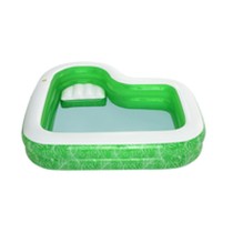 Inflatable Paddling Pool for Children Bestway Green Multicolour 231 x 231 x 51 cm