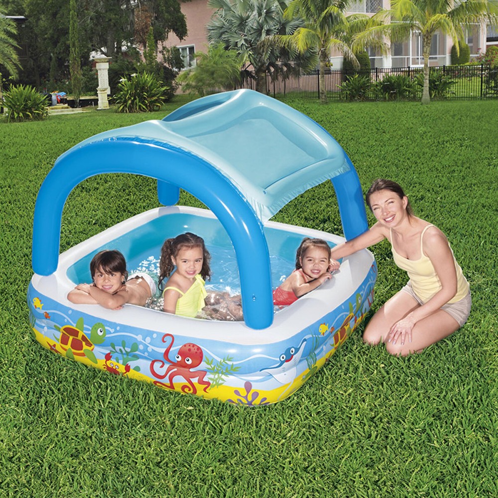 Inflatable Paddling Pool for Children Bestway 140 x 140 x 114 cm