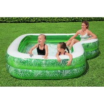 Inflatable Paddling Pool for Children Bestway Green Multicolour 231 x 231 x 51 cm