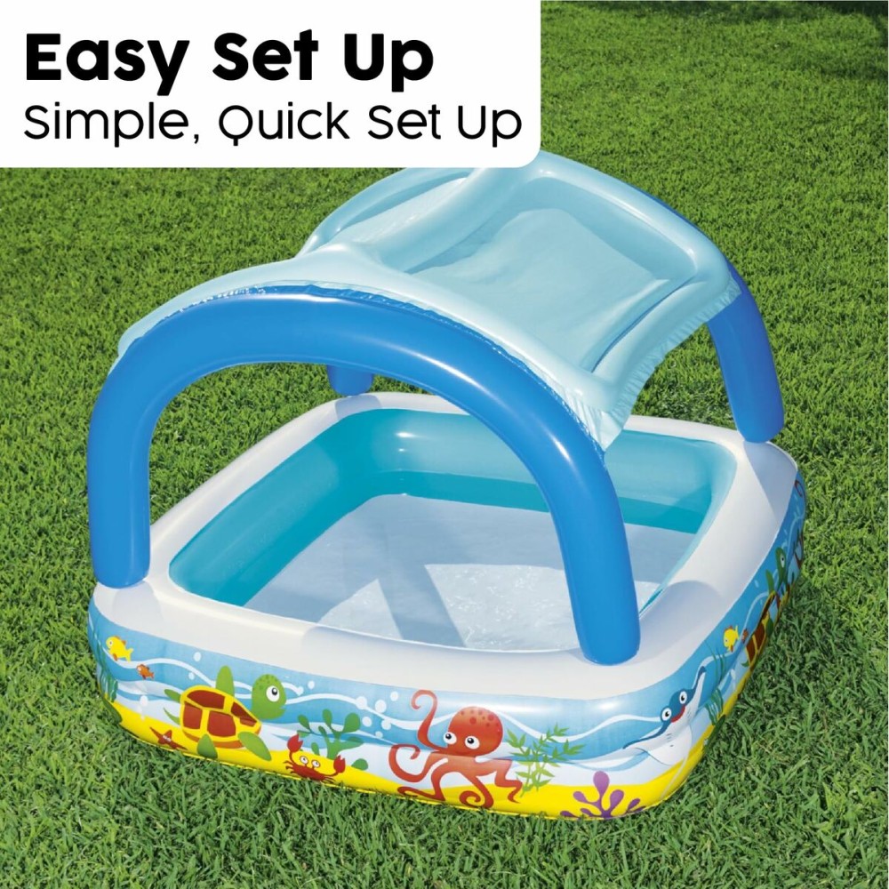 Inflatable Paddling Pool for Children Bestway 140 x 140 x 114 cm