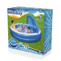 Inflatable Paddling Pool for Children Bestway Multicolour 241 x 241 x 140 cm