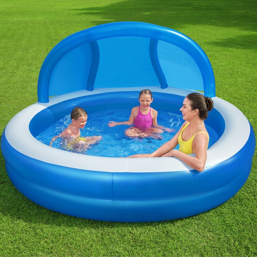 Inflatable Paddling Pool for Children Bestway Multicolour 241 x 241 x 140 cm