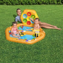 Bestway Bees Piscine Gonflable Enfant avec Balles 127x119x61 cm +12 Mois Jardin 52639