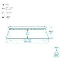 Bestway Piscine Gonflable Adulte Anneau 305x66 cm Jardin 57456