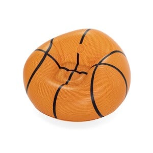 Inflatable Armchair Bestway Orange 114 x 112 x 66 cm Basketball