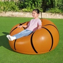 Inflatable Armchair Bestway Orange 114 x 112 x 66 cm Basketball