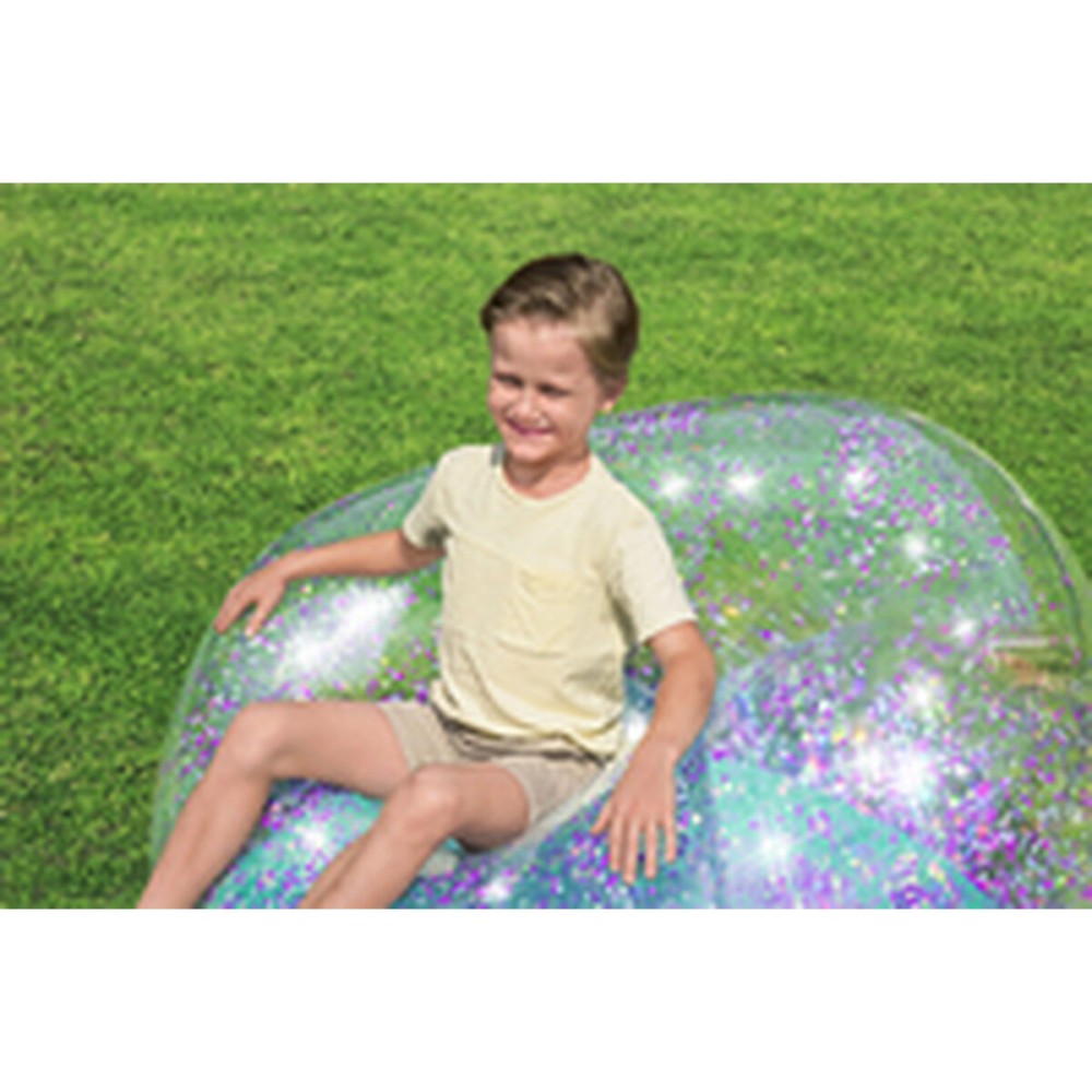 Inflatable Armchair Bestway Multicolour 114 x 112 x 66 cm Glitter