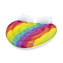 Bestway Aufblasbare Regenbogeninsel 175x163 cm Strand und Pool 43722