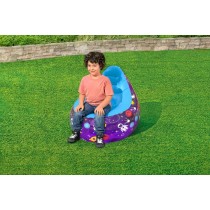 Bestway Fauteuil Gonflable avec Lumières Led Spatiales 72x72x64 cm +3 Ans Intérieur et Jardin 75122