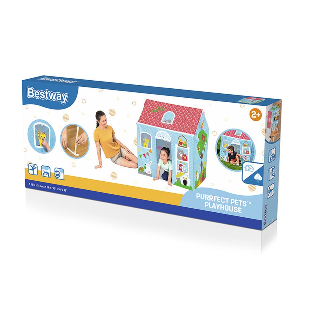 Bestway Cabane de Jeu 102x76x114 cm +2 Ans Intérieur et Jardin 52007