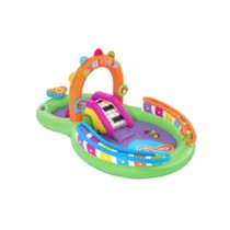 Bestway Piscine Gonflable Parc de Jeux Musical 295x190x137 cm +2 Ans Jardin 53117