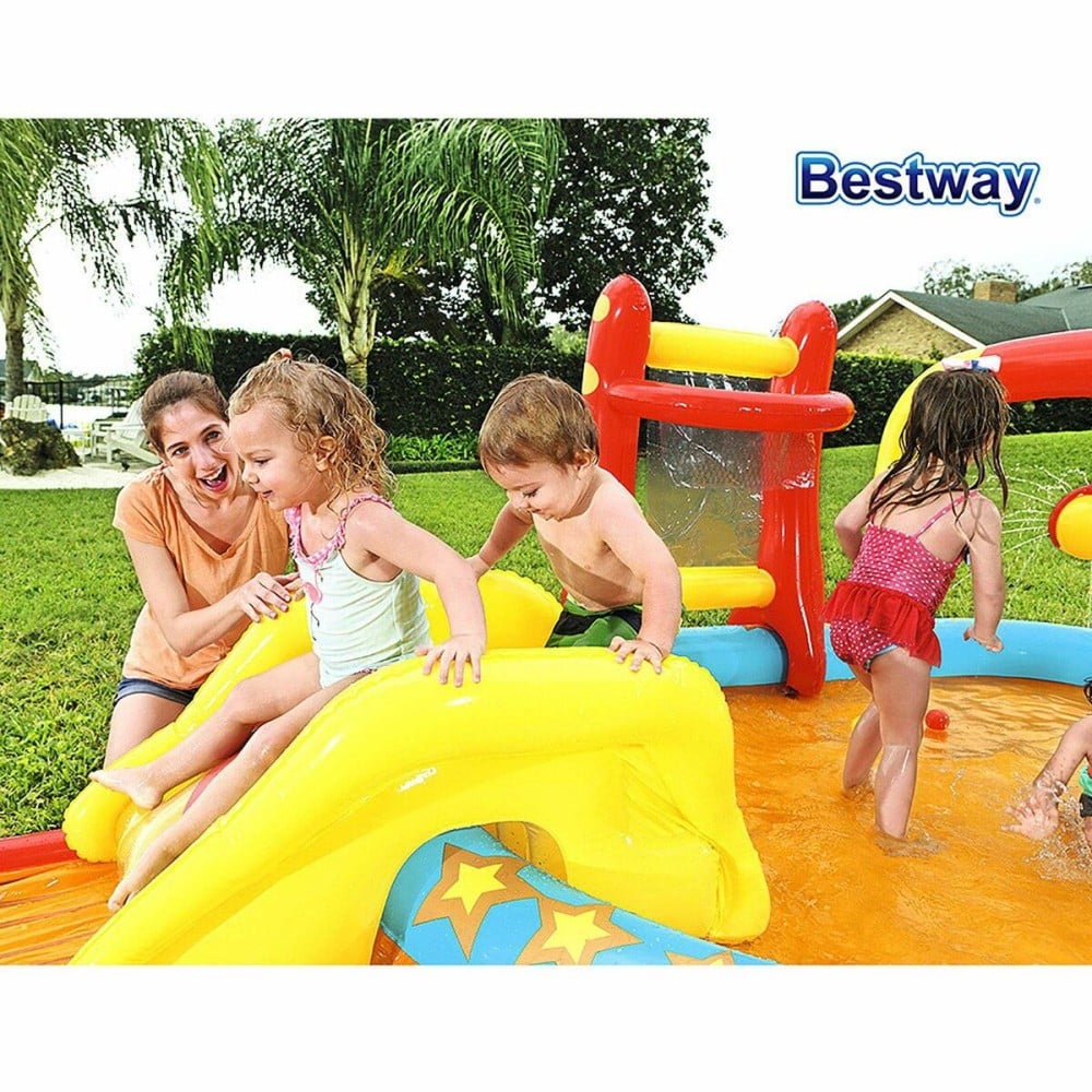 Bestway Aufblasbares Spielplatz Bowling Pool 435x213x117 cm +2 Jahre Garten 53068