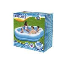 Bestway Piscine Gonflable Familiale 270x198x51 cm +6 Ans Jardin 54409