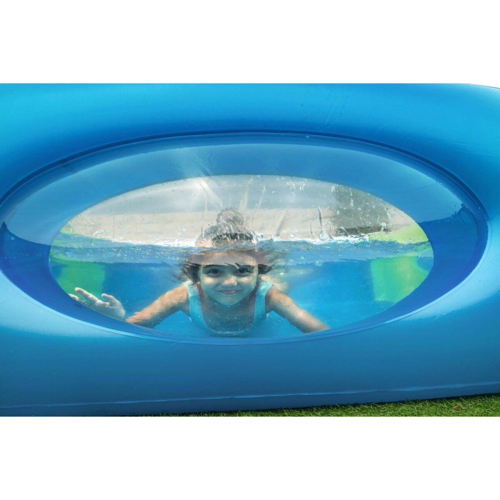 Bestway Piscine Gonflable avec Hublots 168x168x56 cm +6 Ans Jardin 51132