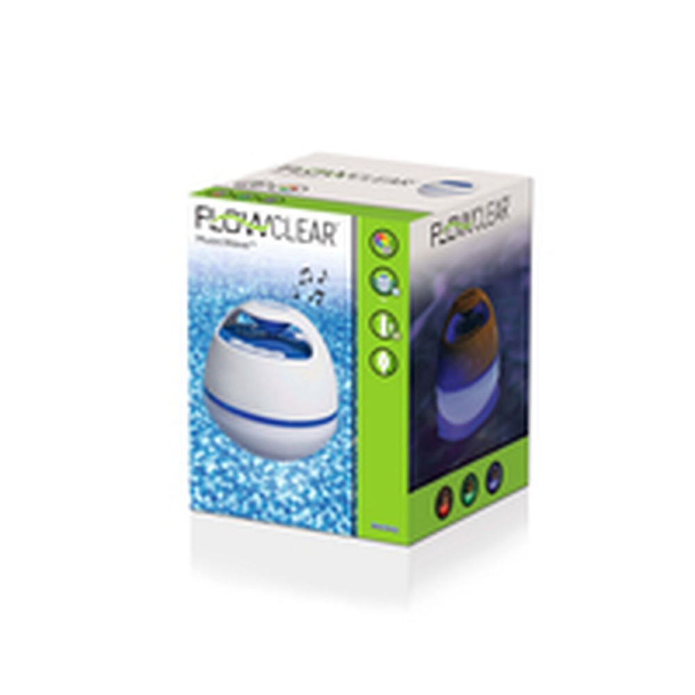 Floating Wireless Speaker with LED Bestway White 6 W