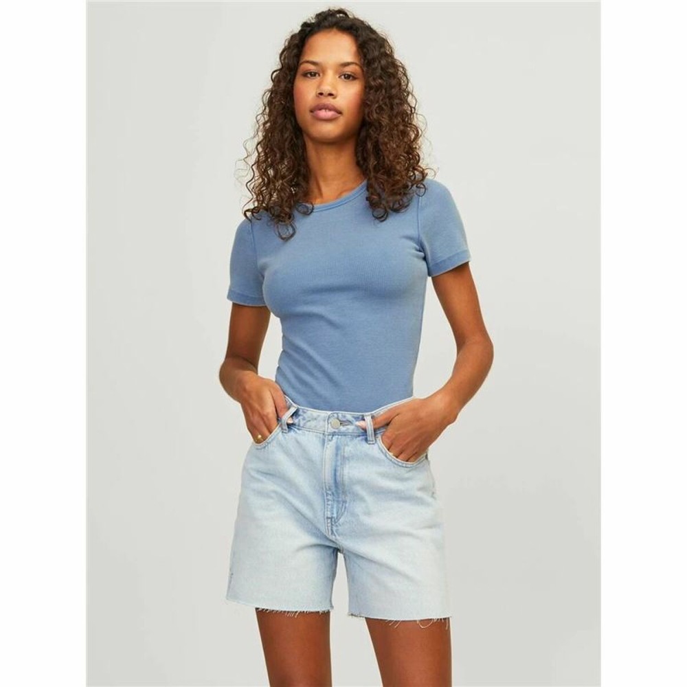 T-shirt à manches courtes femme Jack & Jones Jxfrankie Wash Ss Bleu