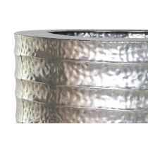 Set of Planters Home ESPRIT Silver Metal 51 x 51 x 123 cm