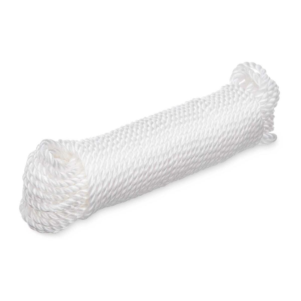 Fil à linge Blanc Plastique 20 m (24 Unités)