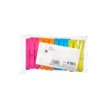 Pinces à linge Multicouleur Plastique 24 Pièces Lot (24 Unités)